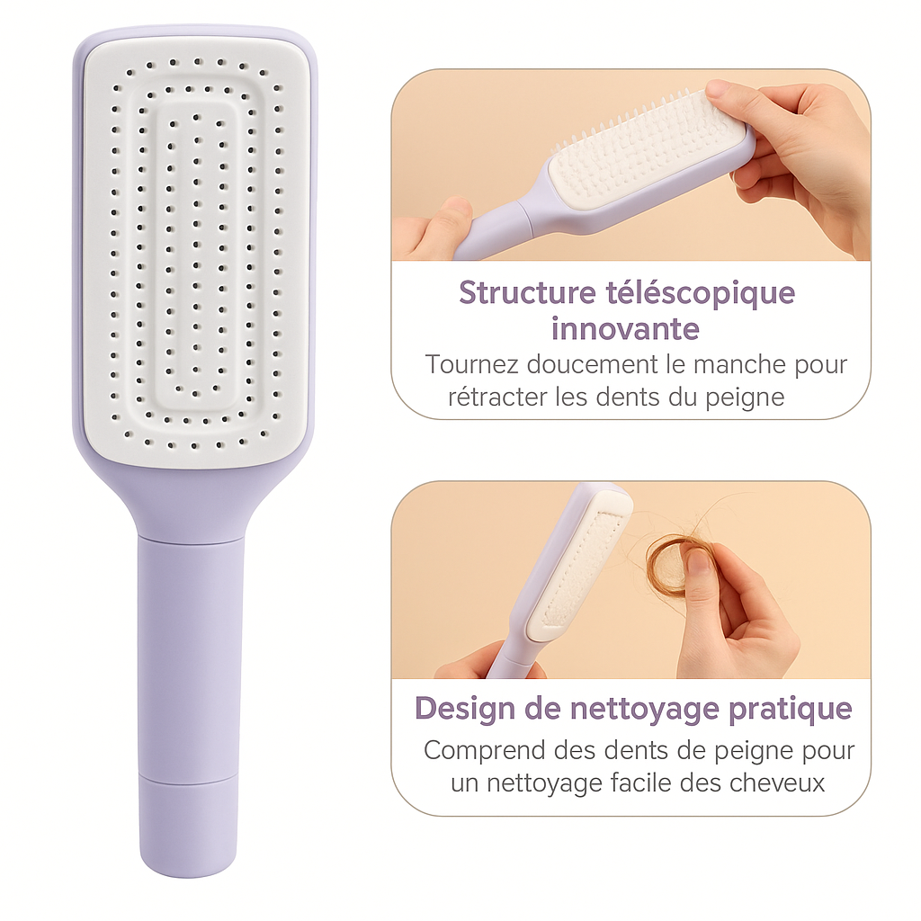Peigne Autonettoyant