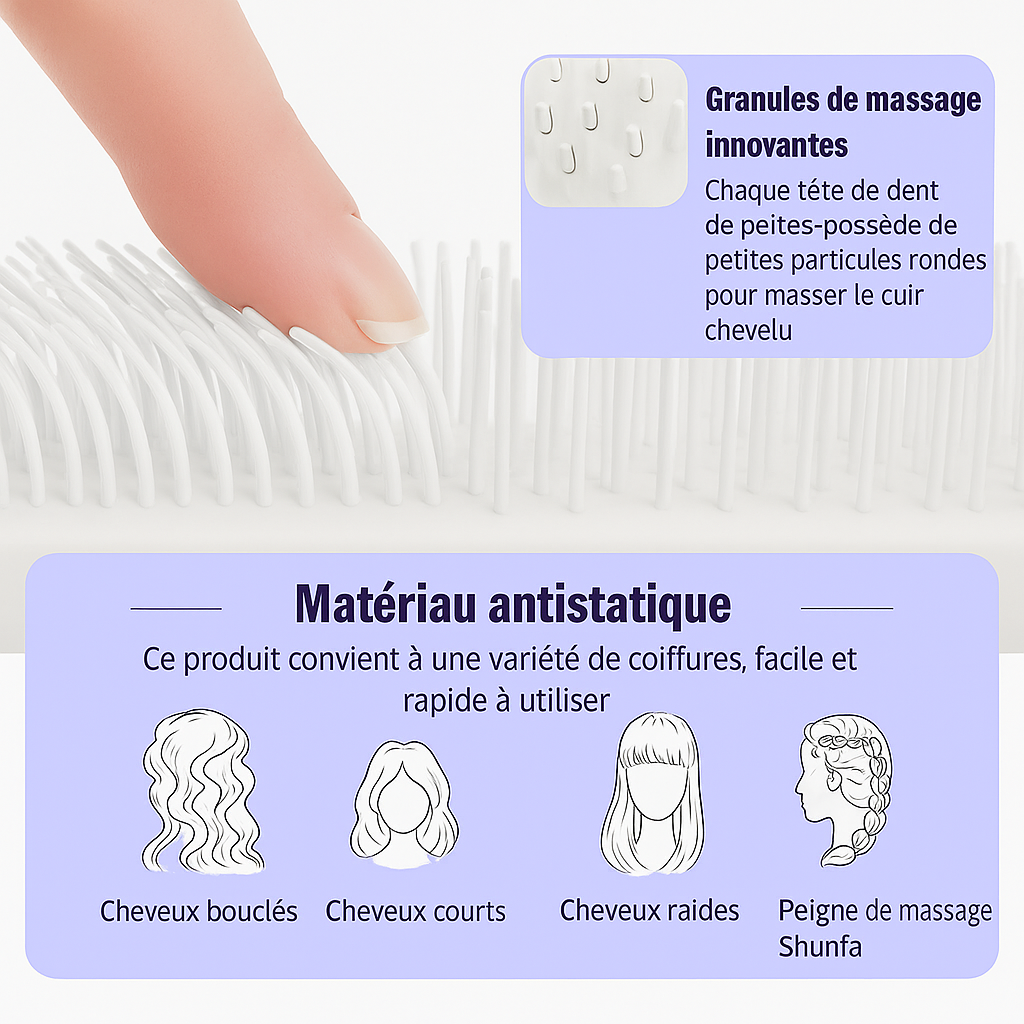 Peigne Autonettoyant